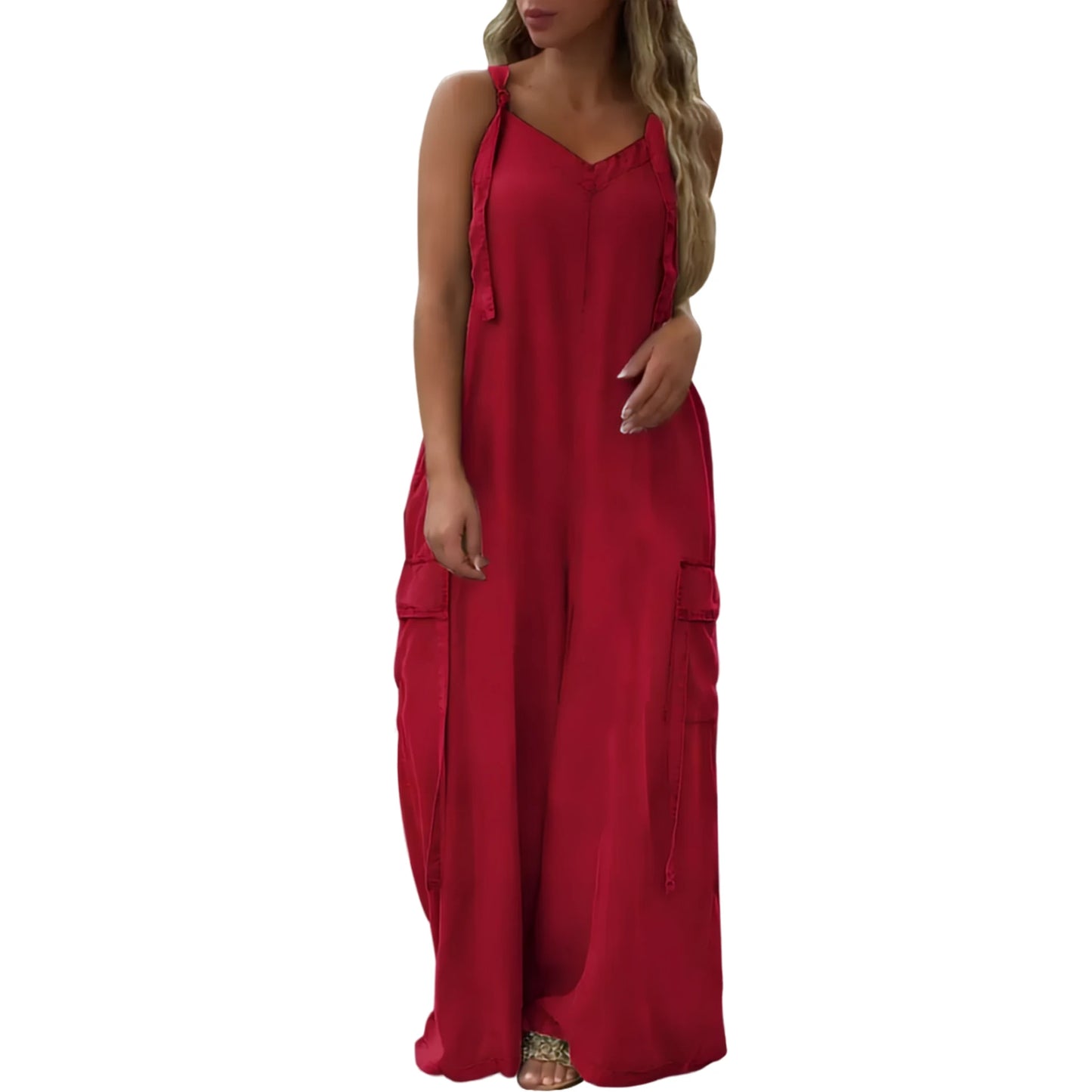 Boho Casual Wide Leg Jumpsuit