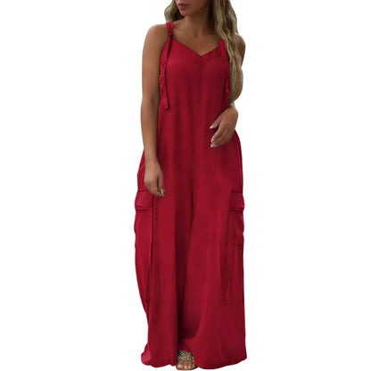 Boho Casual Wide Leg Jumpsuit