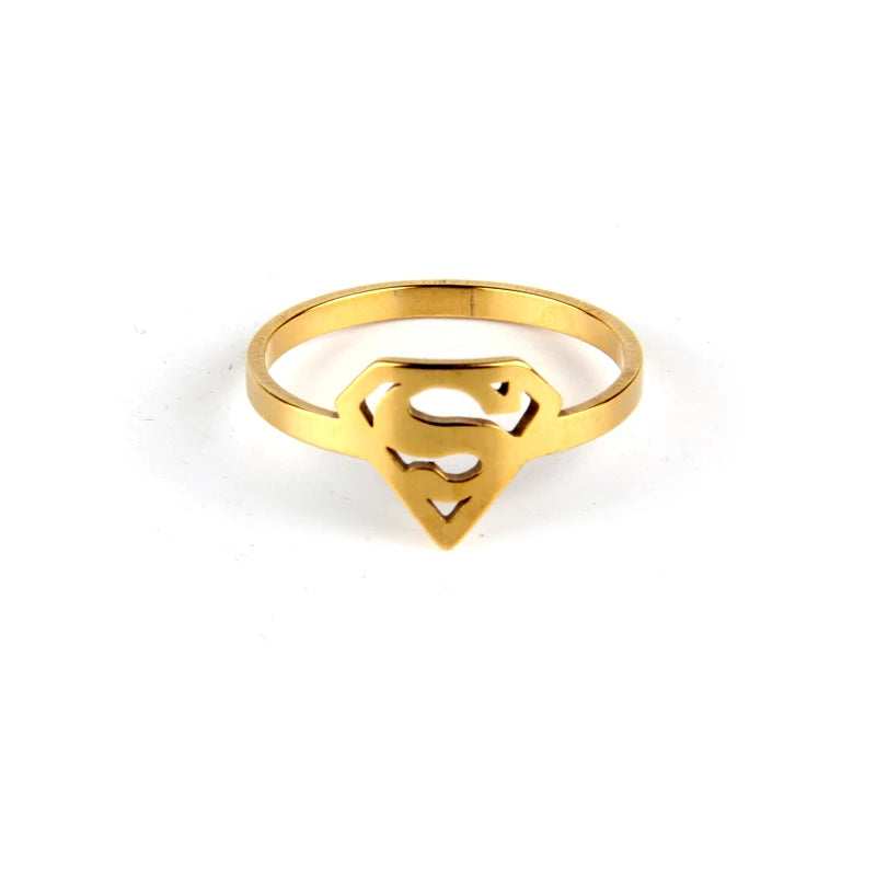 Stainless Steel Superman Ring
