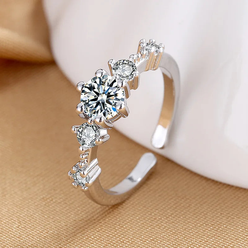 Exquisite Adjustable Sterling Silver Ring