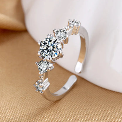 Exquisite Adjustable Sterling Silver Ring