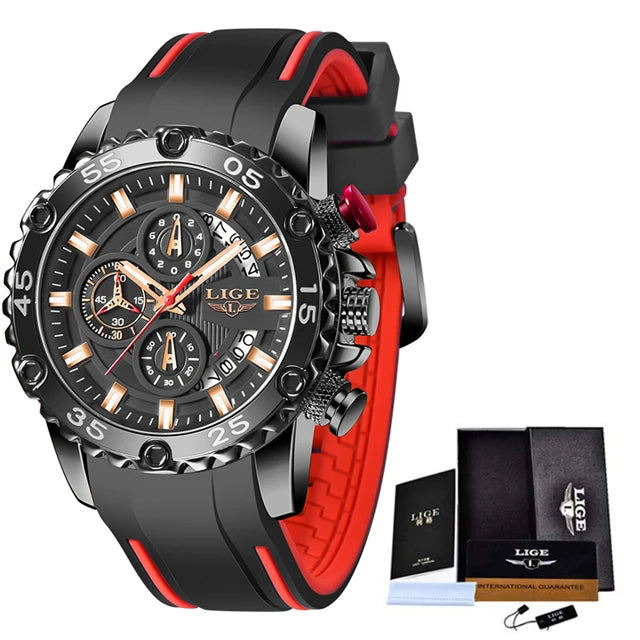 Cool branded wrist watch with chronograph features