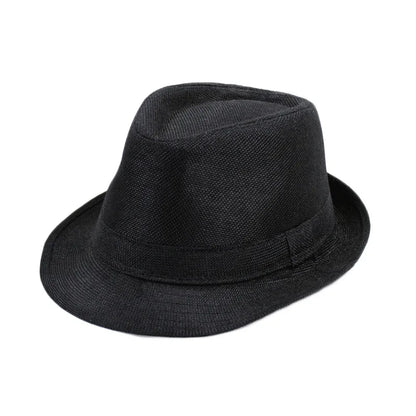 Classic Linen Fedora Hat