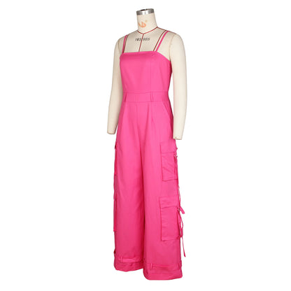 Elegant Mid Waist Jumpsuit
