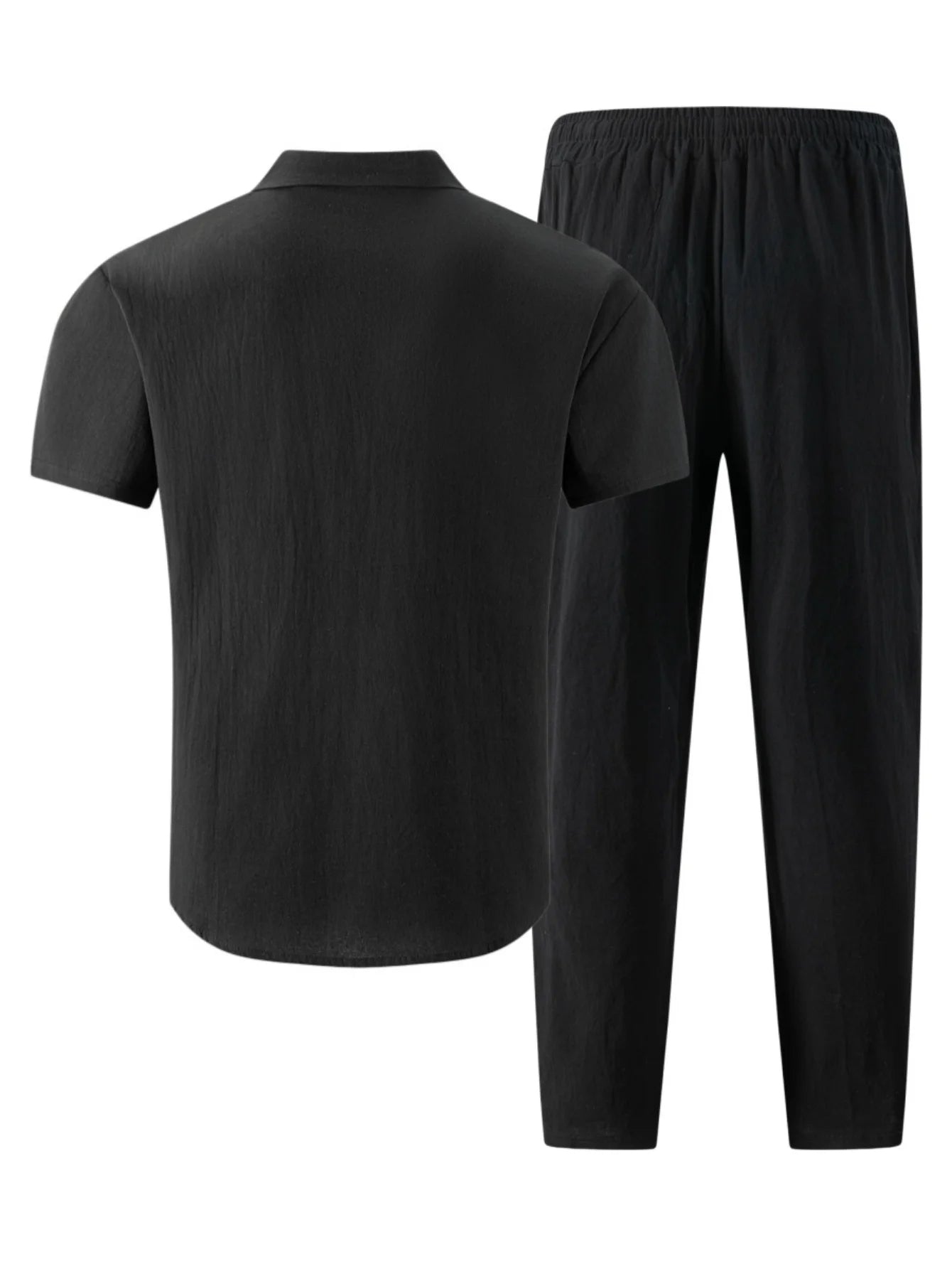 Men's Ultimate Cotton Linen Casual Streetwear Co-ord Set