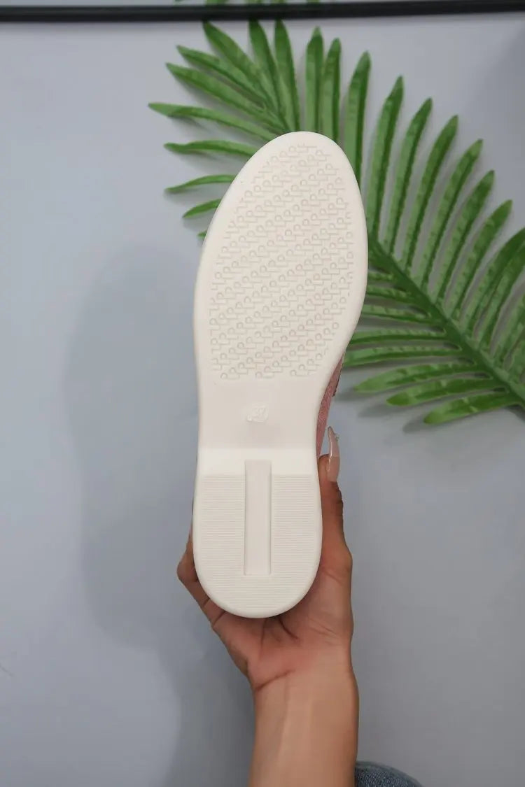 Lefu Women's Soft Leather Comfortable Flats