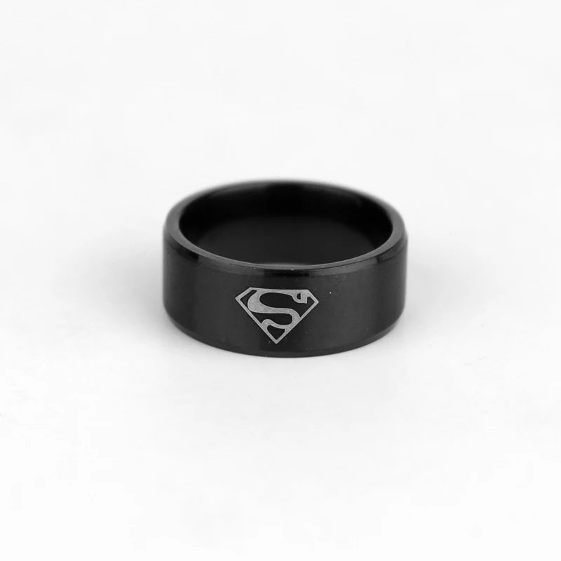 Stainless Steel Superman Ring