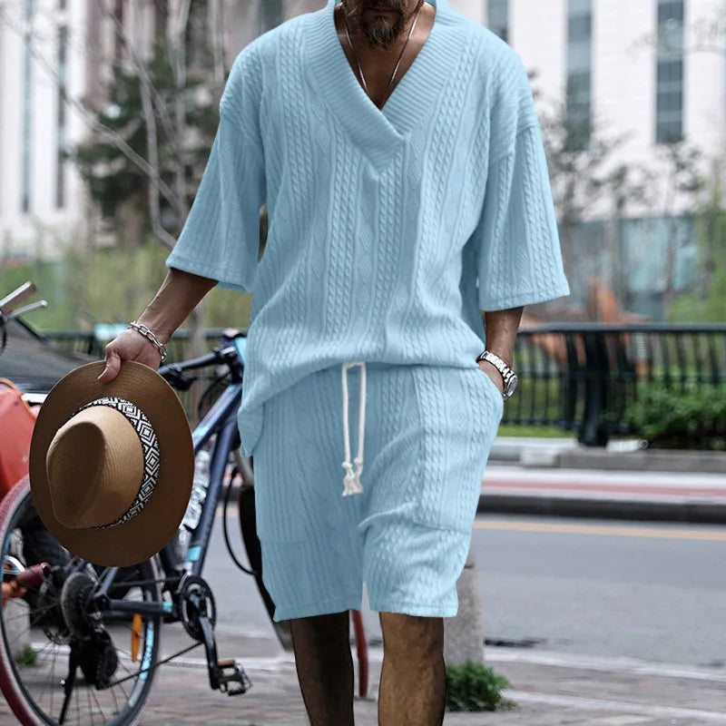 Streetwear Casual Shorts Set