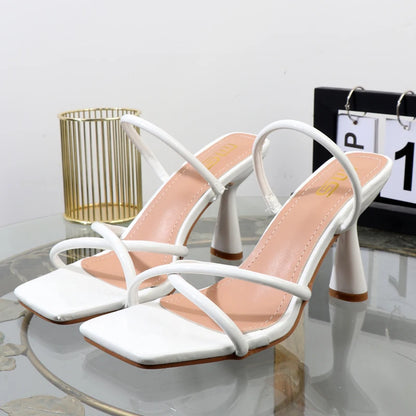 Square Toe Stiletto Heels