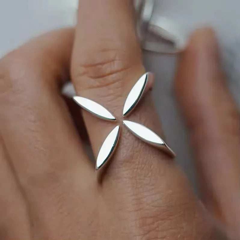 Bohemian Silver Adjustable Rings