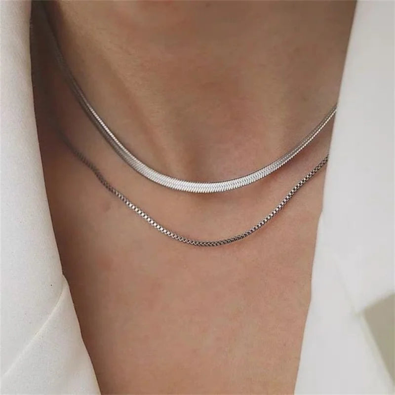 Zircon Charm Pendant Necklace