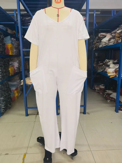 Women's Casual Baggy Pocket Jumpsuit