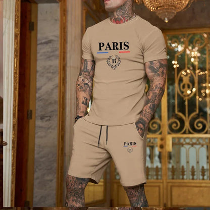Men’s Casual Shorts Set Tracksuit