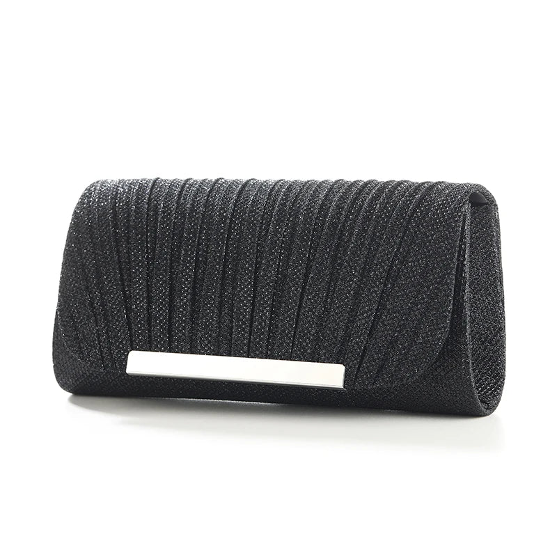 Luxury Shimmer Envelope Clutch
