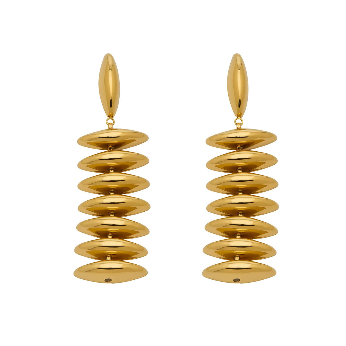 Sculptural Gold Beaded Jewelry Collection