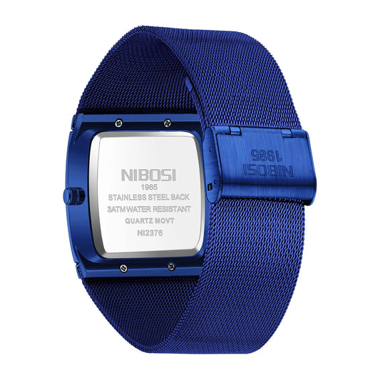 Executive Tonneau Mesh Quartz Watch