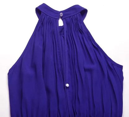 Stylish Halter Neck Wide-Leg Jumpsuit