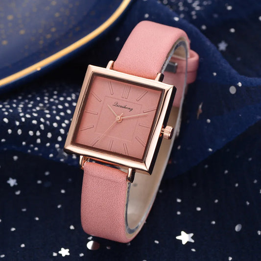 Square Fashion Luxury Ladies Watch