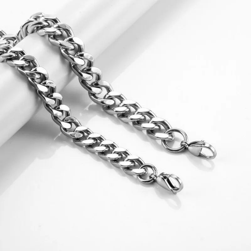 Men’s Heavy Stainless Steel Cuban Link Chain