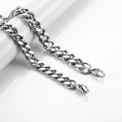 Men’s Heavy Stainless Steel Cuban Link Chain