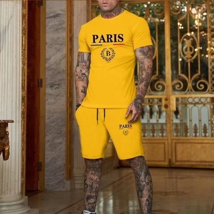 Men’s Casual Shorts Set Tracksuit
