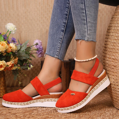 Casual Chic Gladiator Wedges
