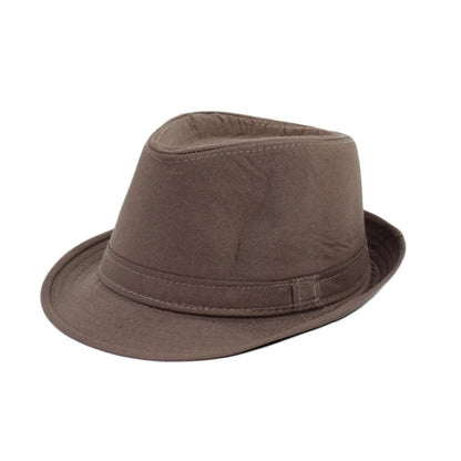 Classic Linen Fedora Hat