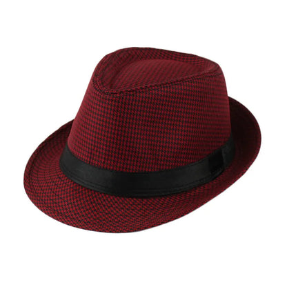Classic Linen Fedora Hat