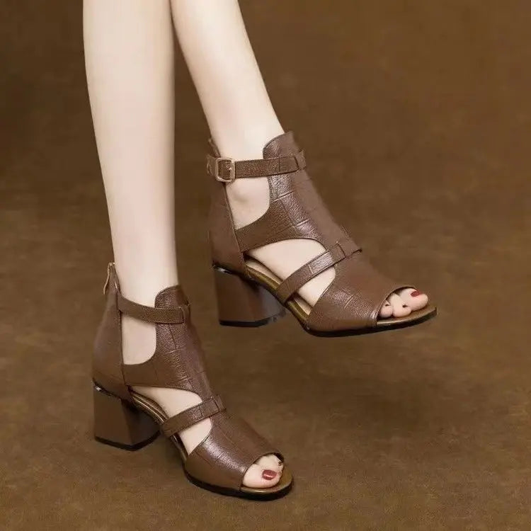 Ankle Strap Gladiator Flats