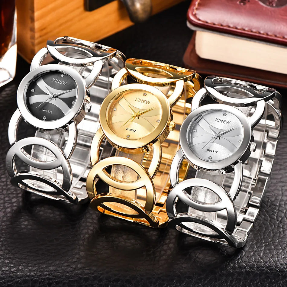 Ladies Circle Design Wristwatch