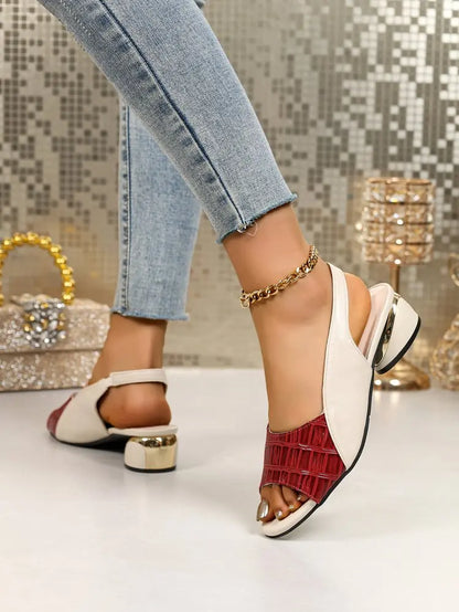 Elegant Mid-Heel Sandals