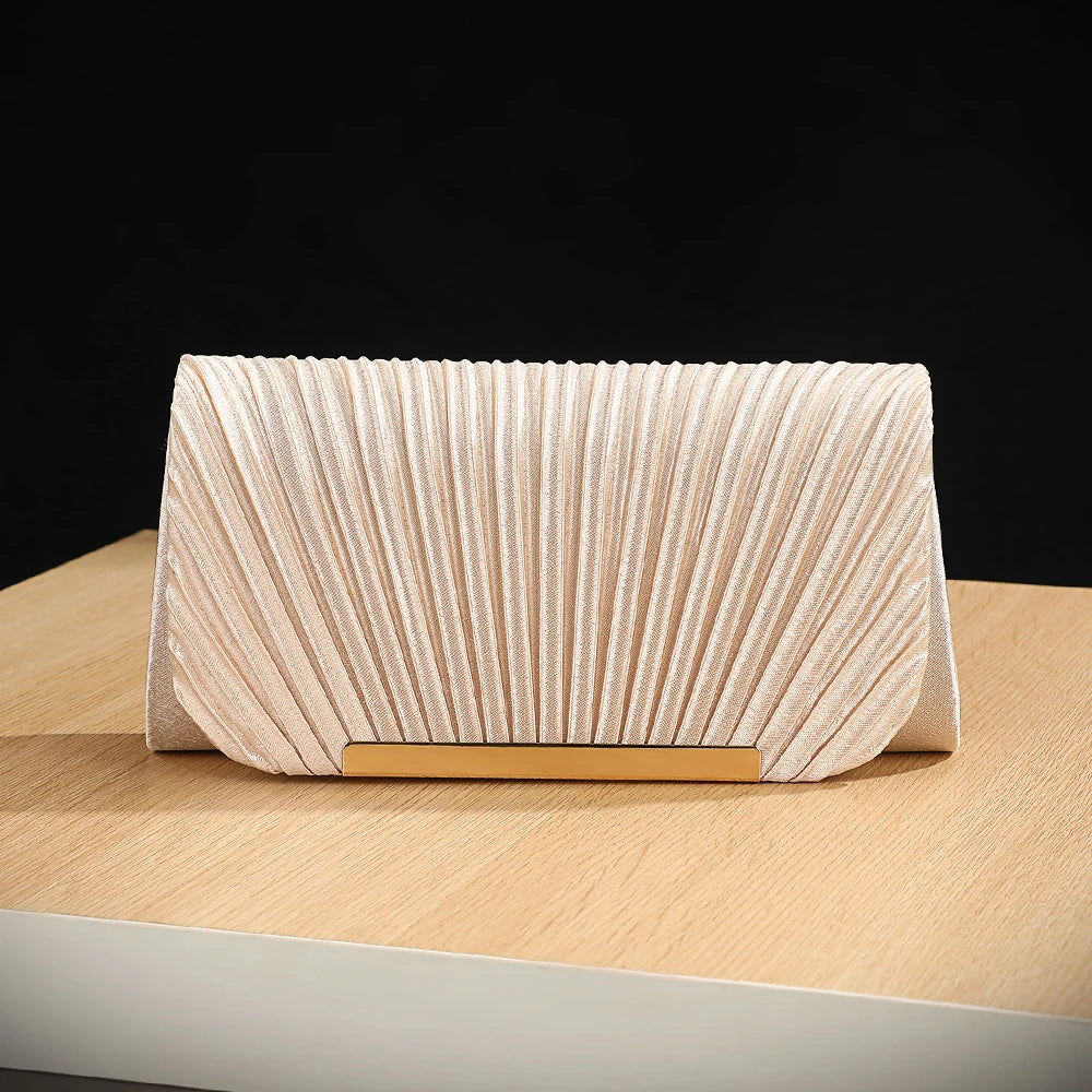 Luxury Shimmer Envelope Clutch