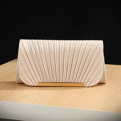 Luxury Shimmer Envelope Clutch