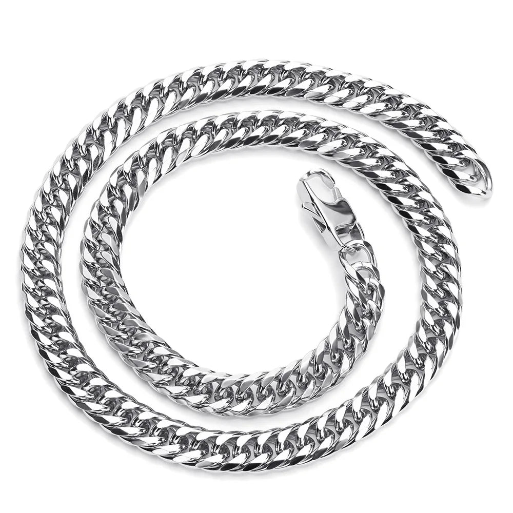 Waterproof Cuban Link Chain & Bracelet Set