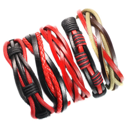 Multilayer Men's Leather Bracelets