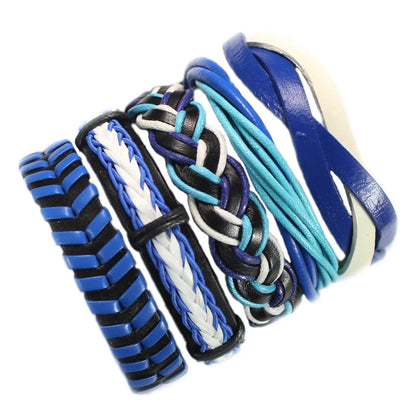 Multilayer Men's Leather Bracelets
