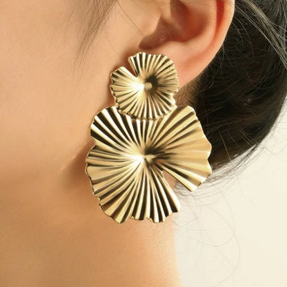 Golden Statement Earrings Collection