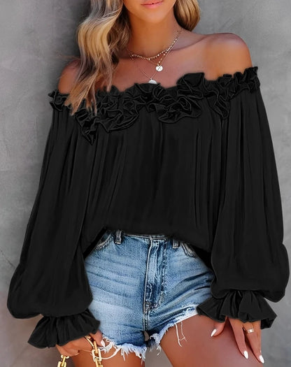 Dressy Casual Off Shoulder Top