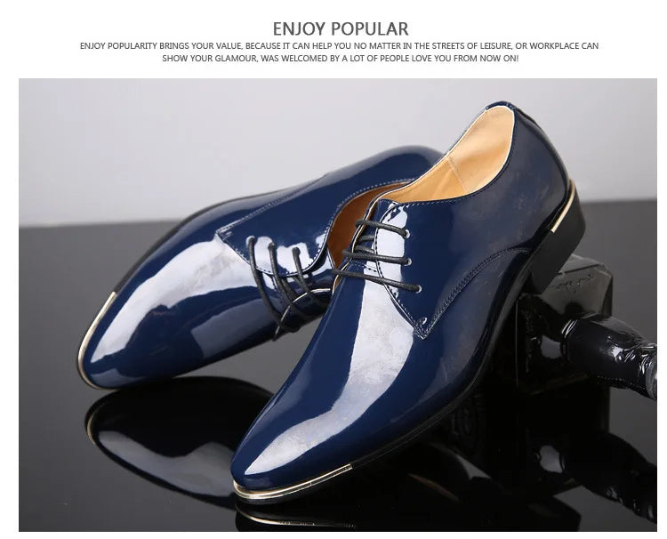 Men's Patent Leather Dress Shoes