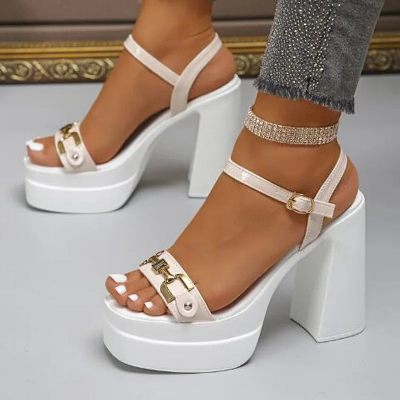 Open Toe Platform Heels