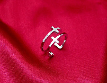 Exquisite Adjustable Sterling Silver Ring