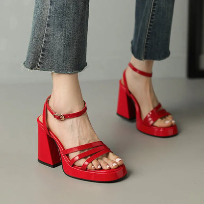 Ankle Wrap High Heel Sandals