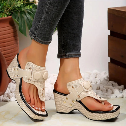 Square Platform Sandals