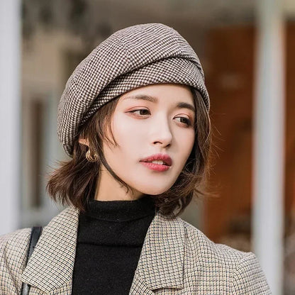 Elegant Winter Wool Beret