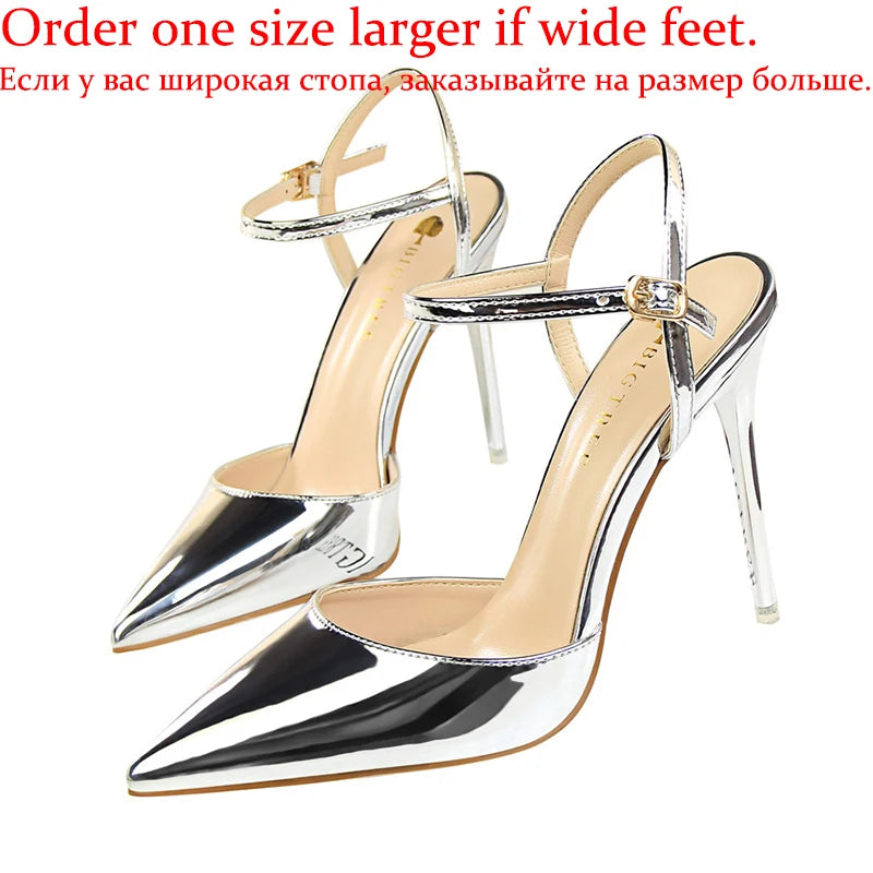 Pointed Toe Thin Heel Dress Shoes