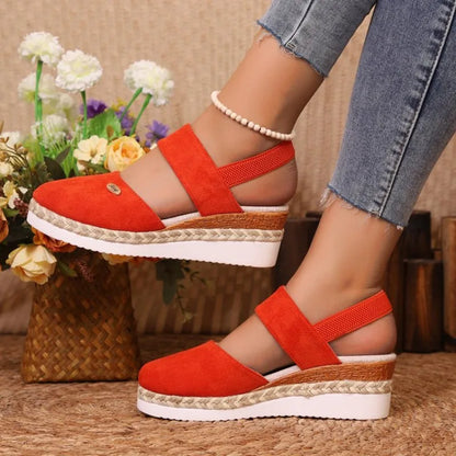 Espadrille Wedge Platform Sandals