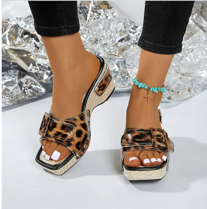 Square Platform Sandals