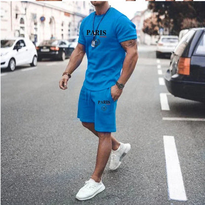 Men’s Casual Shorts Set Tracksuit