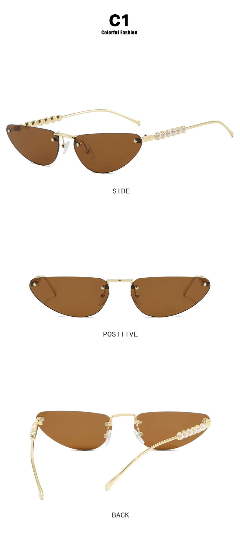 New Trend Rimless Sunglasses
