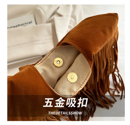 The Muse Soft Fringe Hobo Bag